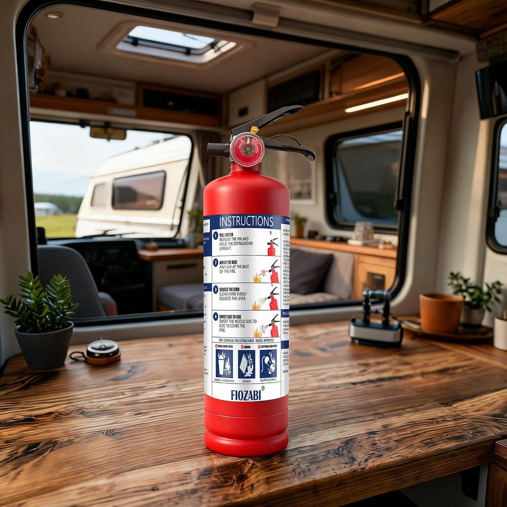 ABC Fire Extinguisher for Home & Vehicle - 2.5 lb 1-A:10-B:C Rated, Dry C...