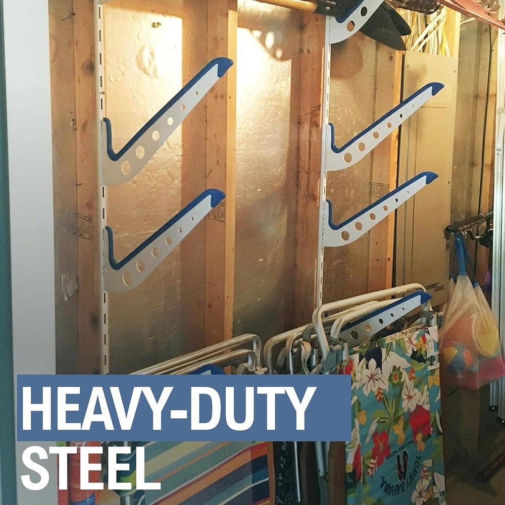 StoreYourBoard Beach Chair Storage Rack for Garage, Adjustable 4 Level Rack
