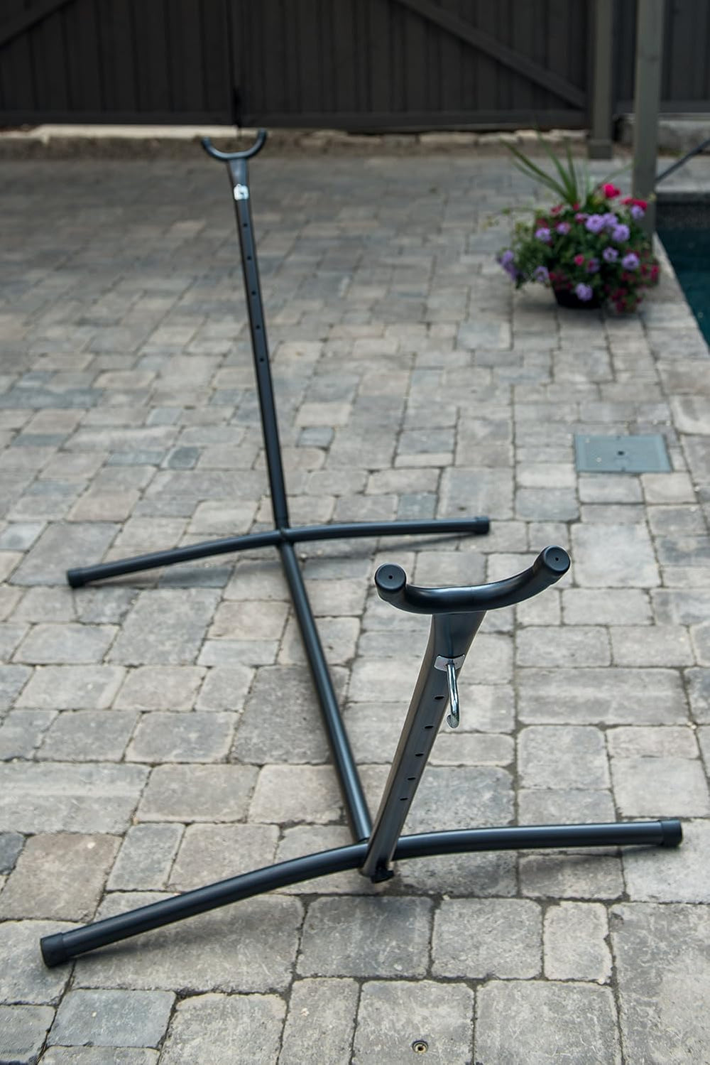 Vivere 10ft Universal Hammock Stand in Charcoal