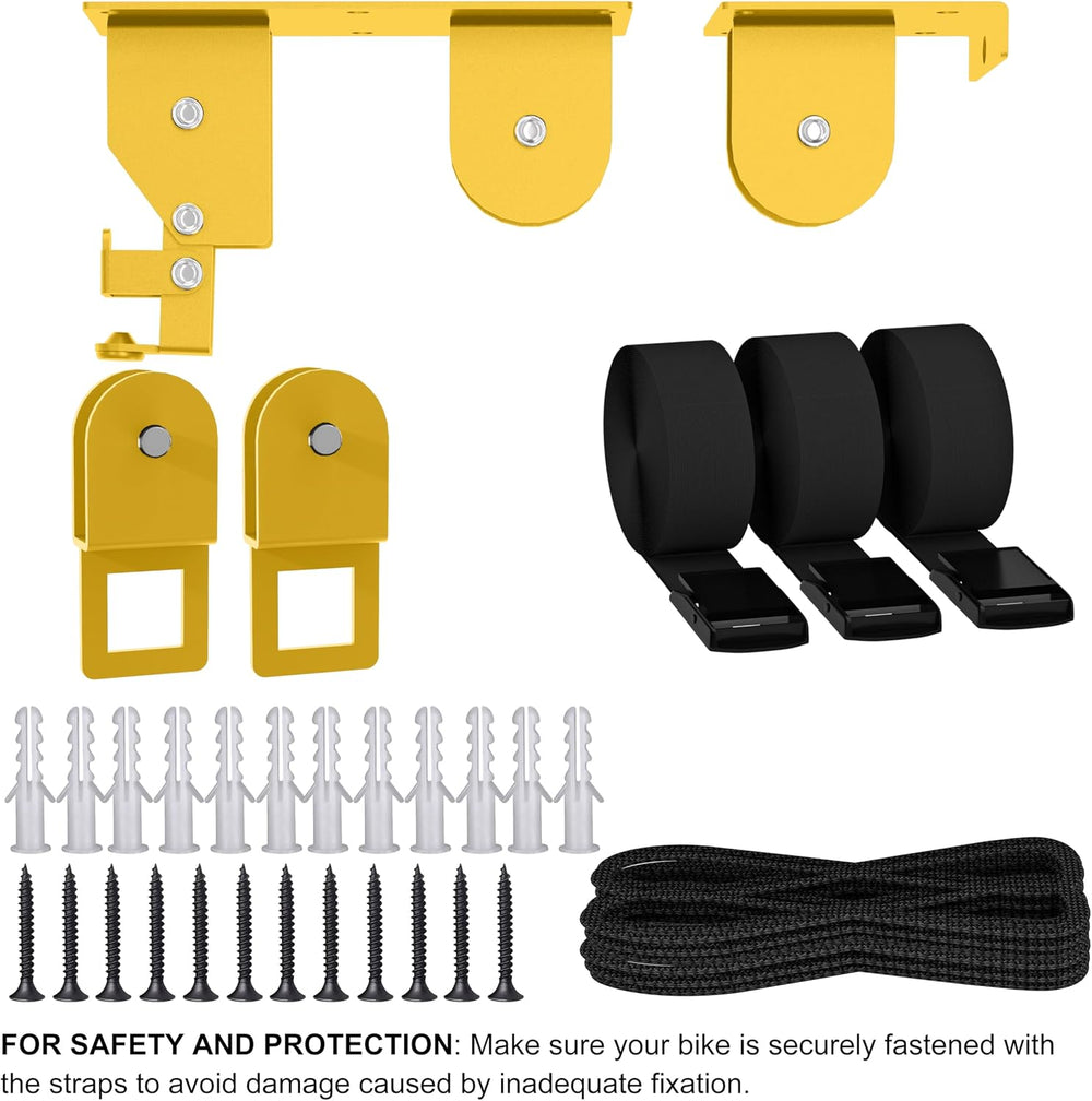 Kayak Pulley System for Garage, Self-Locking Ceiling Hoist for Canoe