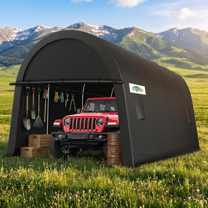 COBIZI Carport Canopy 12x20 Heavy Duty Portable Garage