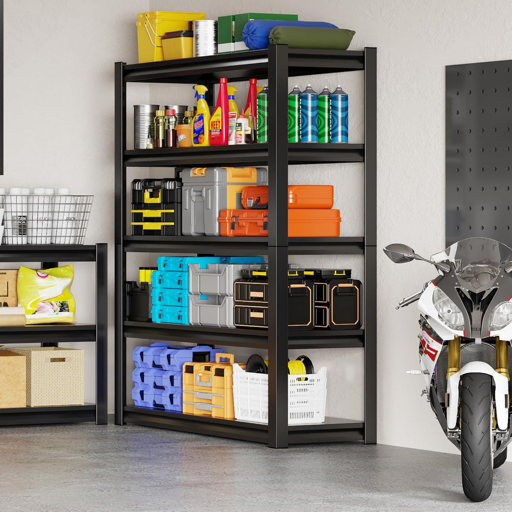 2500LBS Heavy Duty Metal Storage Rack, Garage Shelving Unit