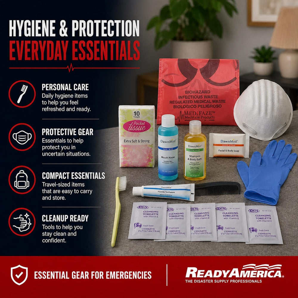 Ready America 72 Hour Deluxe Emergency Kit, 1-Person 3-Day Backpack, First Ai...