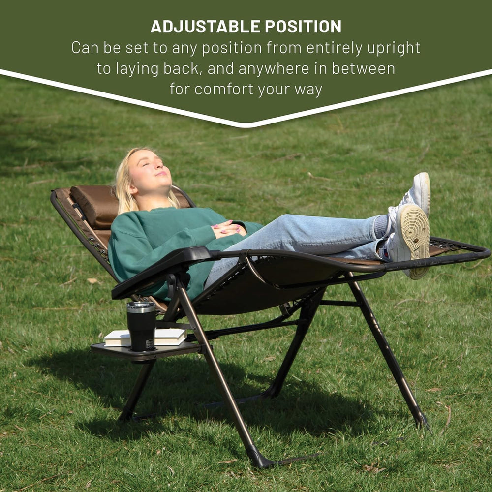 Timber Ridge Aluminum Zero Gravity Chair Set of 2, 350 lb Capacity Each