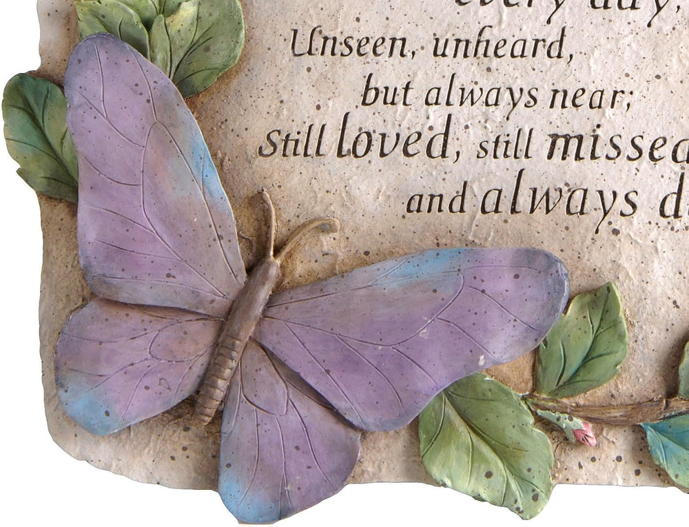 Evergreen Those We Love Don't Go Away Garden Memorial Stone | Outdoor Saf...
