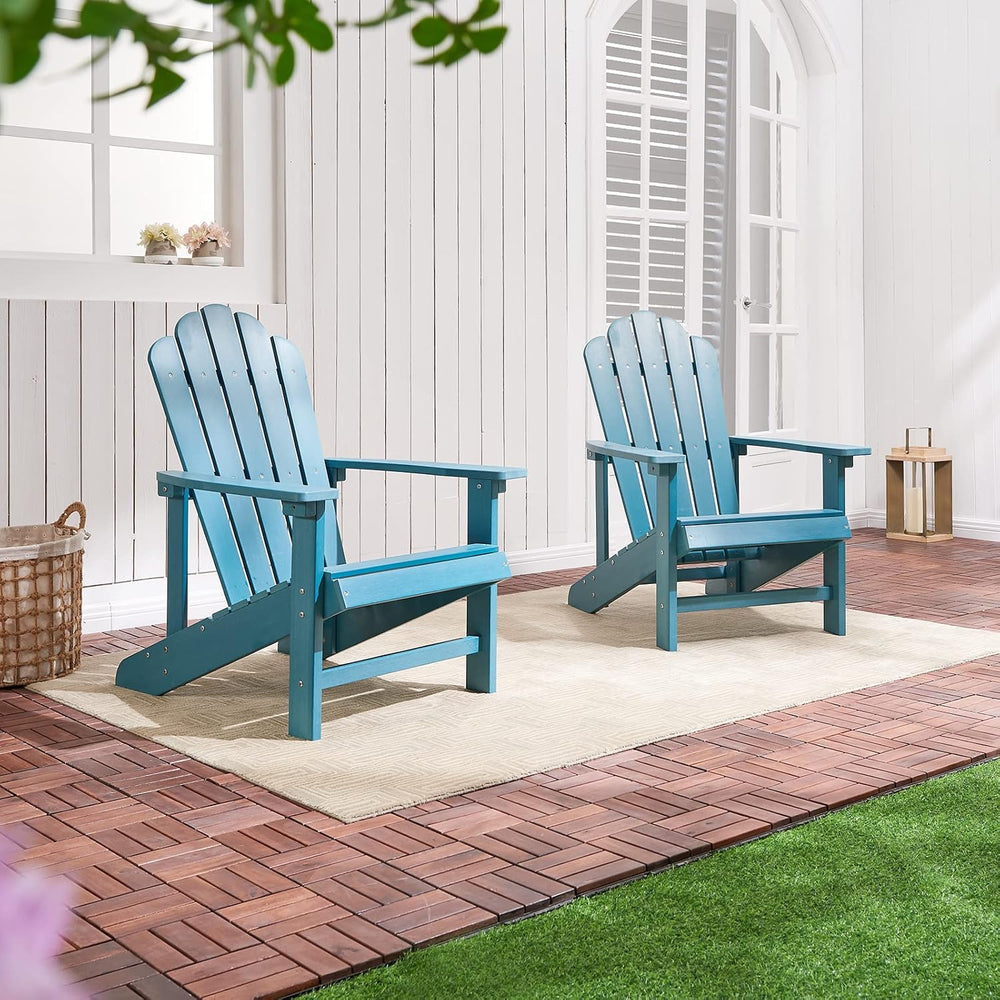 Adirondack Chair, HDPE All-Weather Outdoor Patio Chair