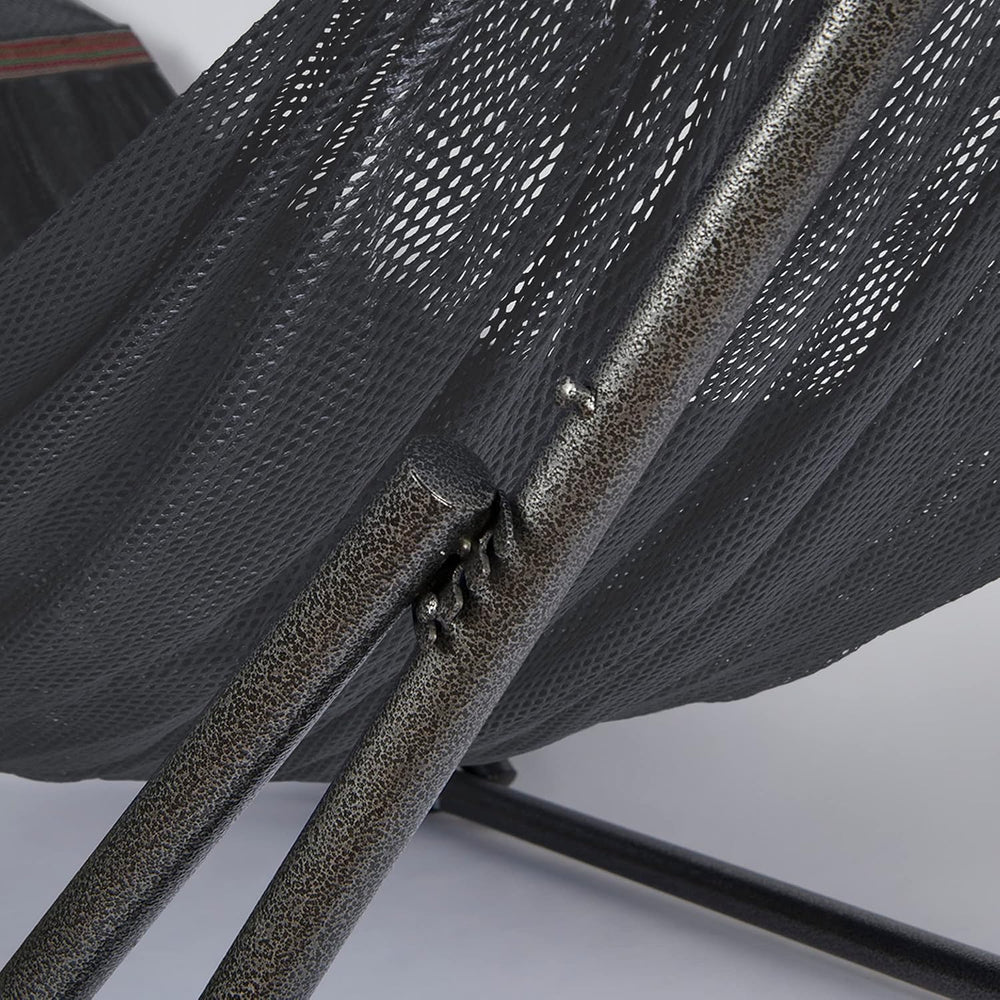 Best Home Fashion 2 in 1 Hammock & Swinging Chair with Collapsible Steel ...