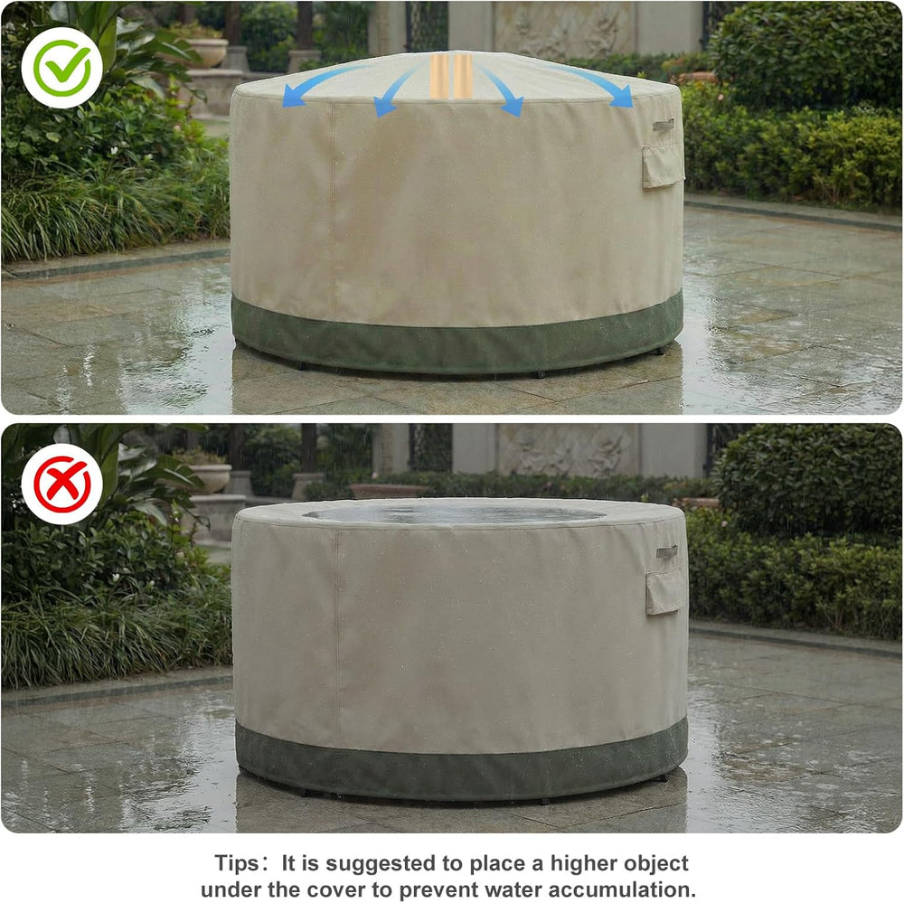 BPS Patio Furniture Cover, Waterproof Sectional Set Cover, 62Dia x 32H