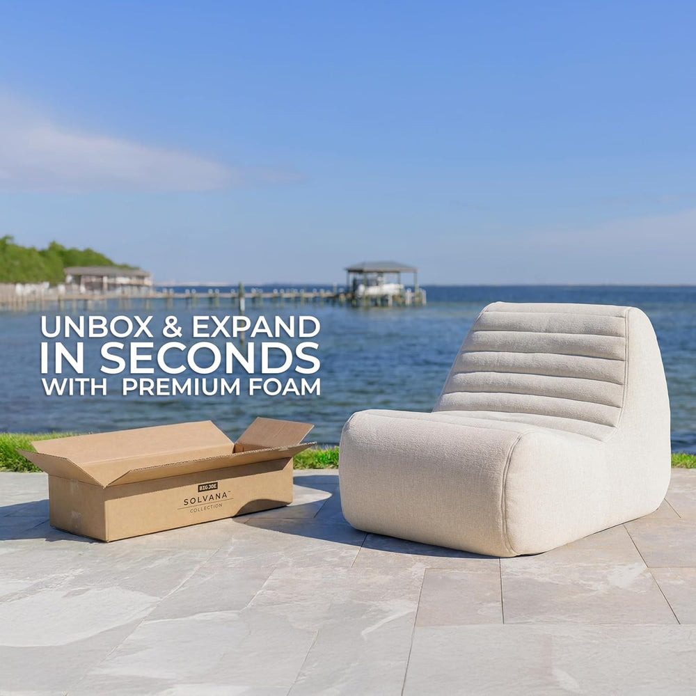 Big Joe Solvana Outdoor Sectional, 4 Piece Patio Furniture Set, Performance L...