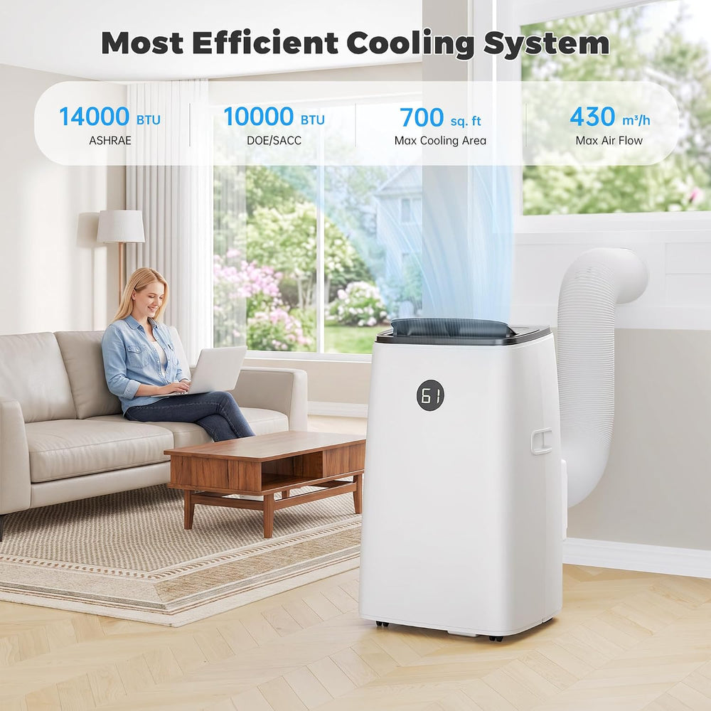 14000BTU Portable Air Conditioners, Floor Stand Portable AC Unit