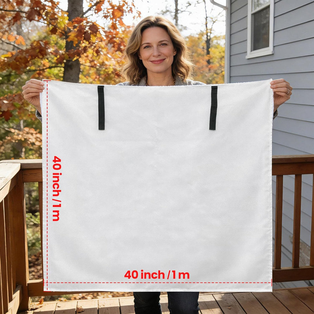 Fire Blanket, 47" x 71",Fiberglass Fire Blanket for Camping and Fir...