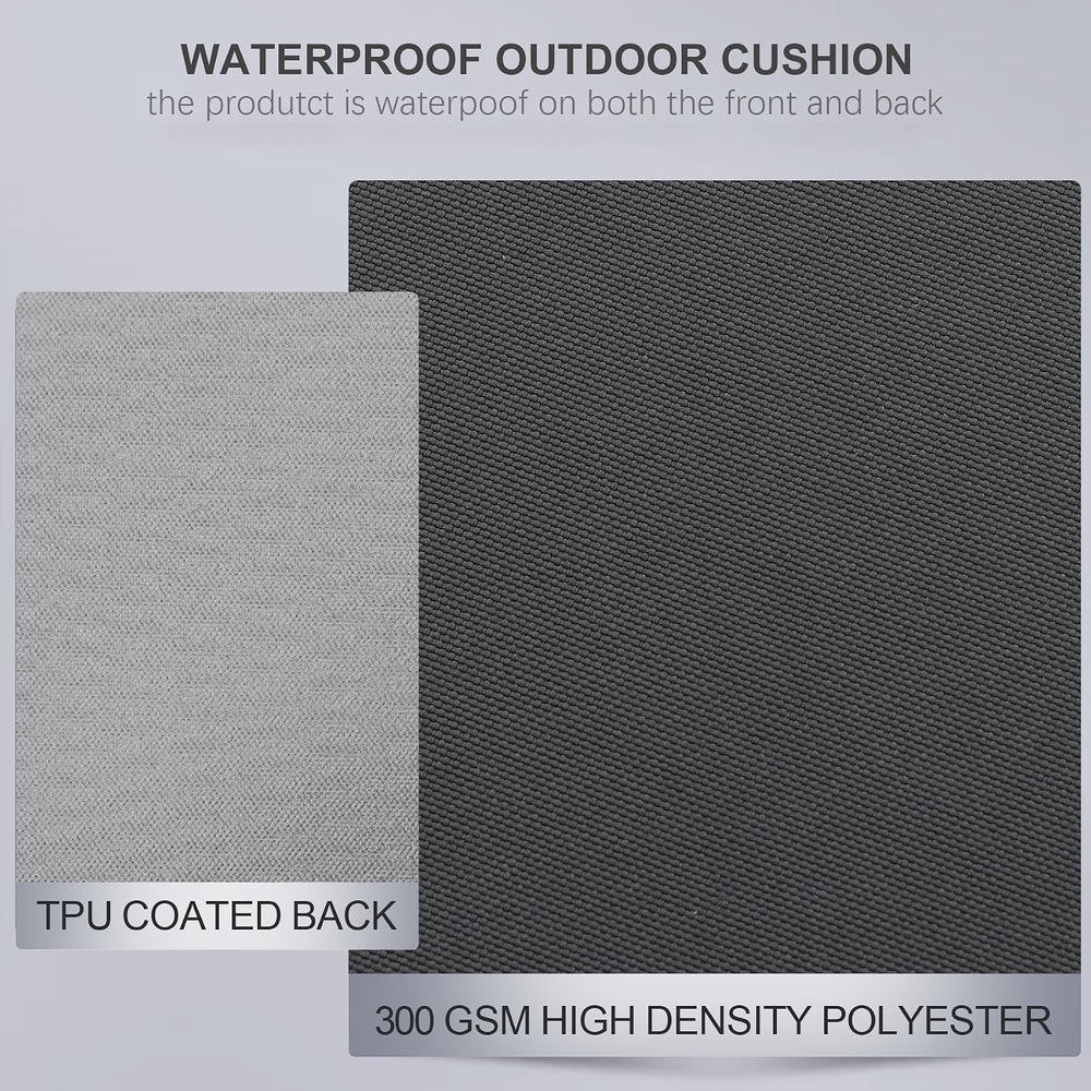 Favoyard Outdoor Chair Cushions 17" W x 16" D x 2" T Set of 4,...