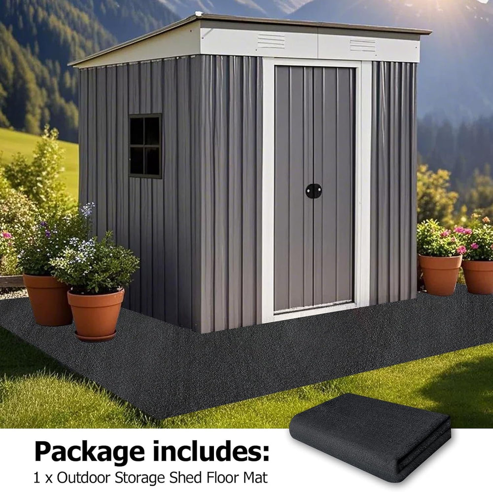 6x8.2FT Outdoor Storage Shed Floor Mat, Tent Carpet for Camping Furniture