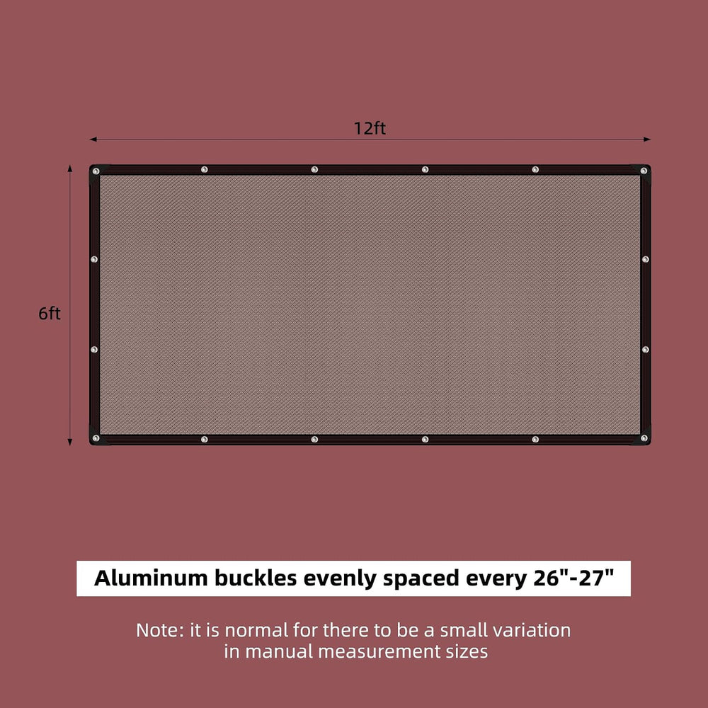 40% Shade Cloth for Garden, 6x12FT Black Heavy Duty Net