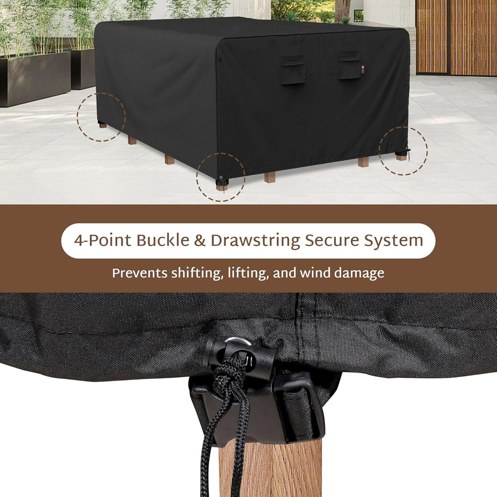 iBirdie Outdoor Table Patio Furniture Cover 110 x 56 inch, Waterproof