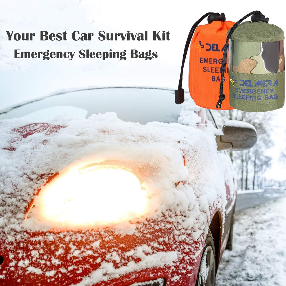 Emergency Sleeping Bag, Lightweight Survival Sleeping Bags Waterproof Thermal...