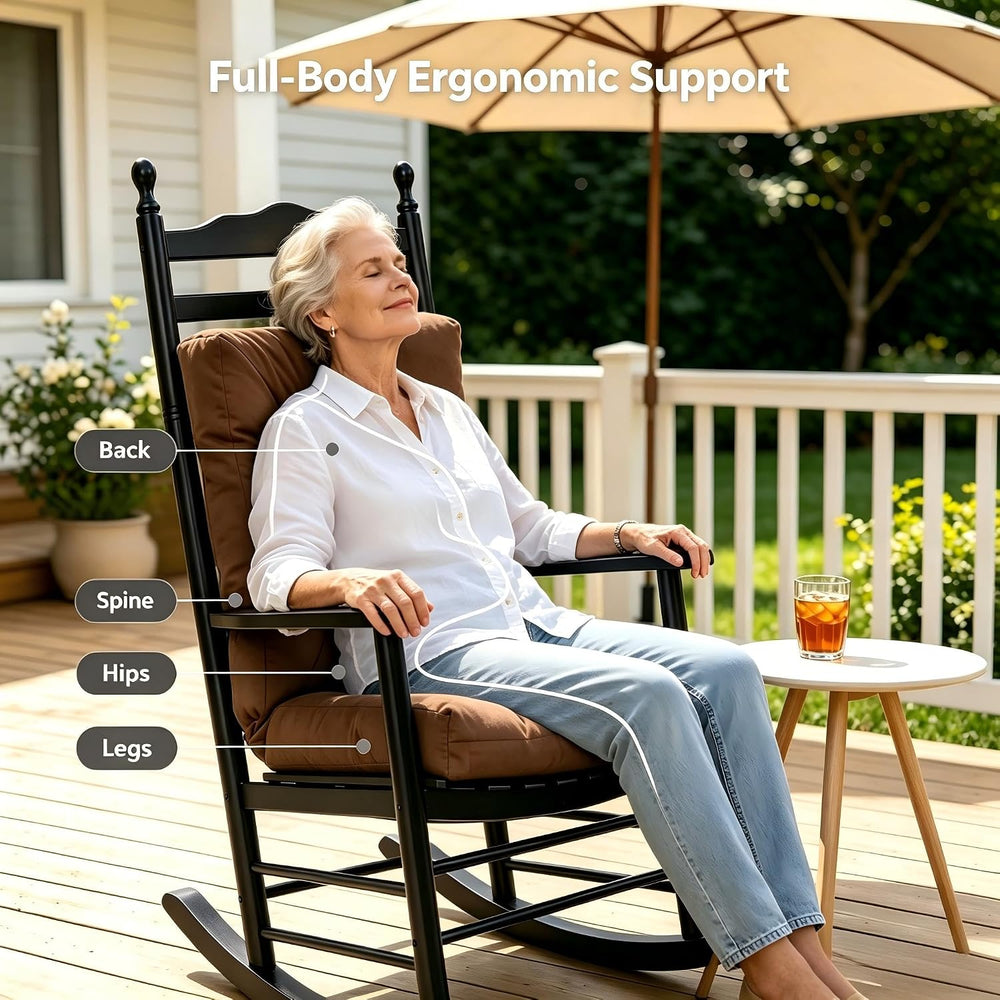QILLOWAY Outdoor Chair Cushion for Patio Furniture, Waterproof Patio Cushions...