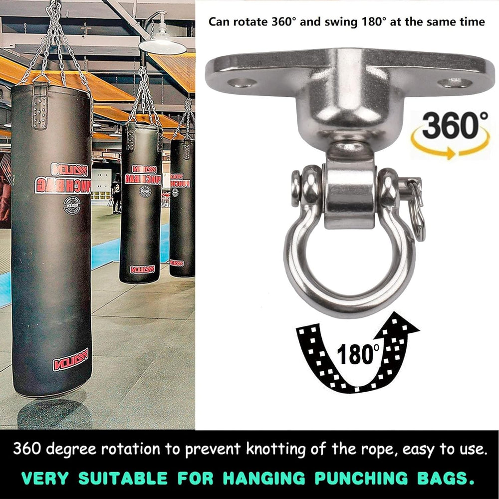 2 Antirust Swing Hanger Heavy Duty 360°+180°Rotation 1500LB Capacity Wood Pla...