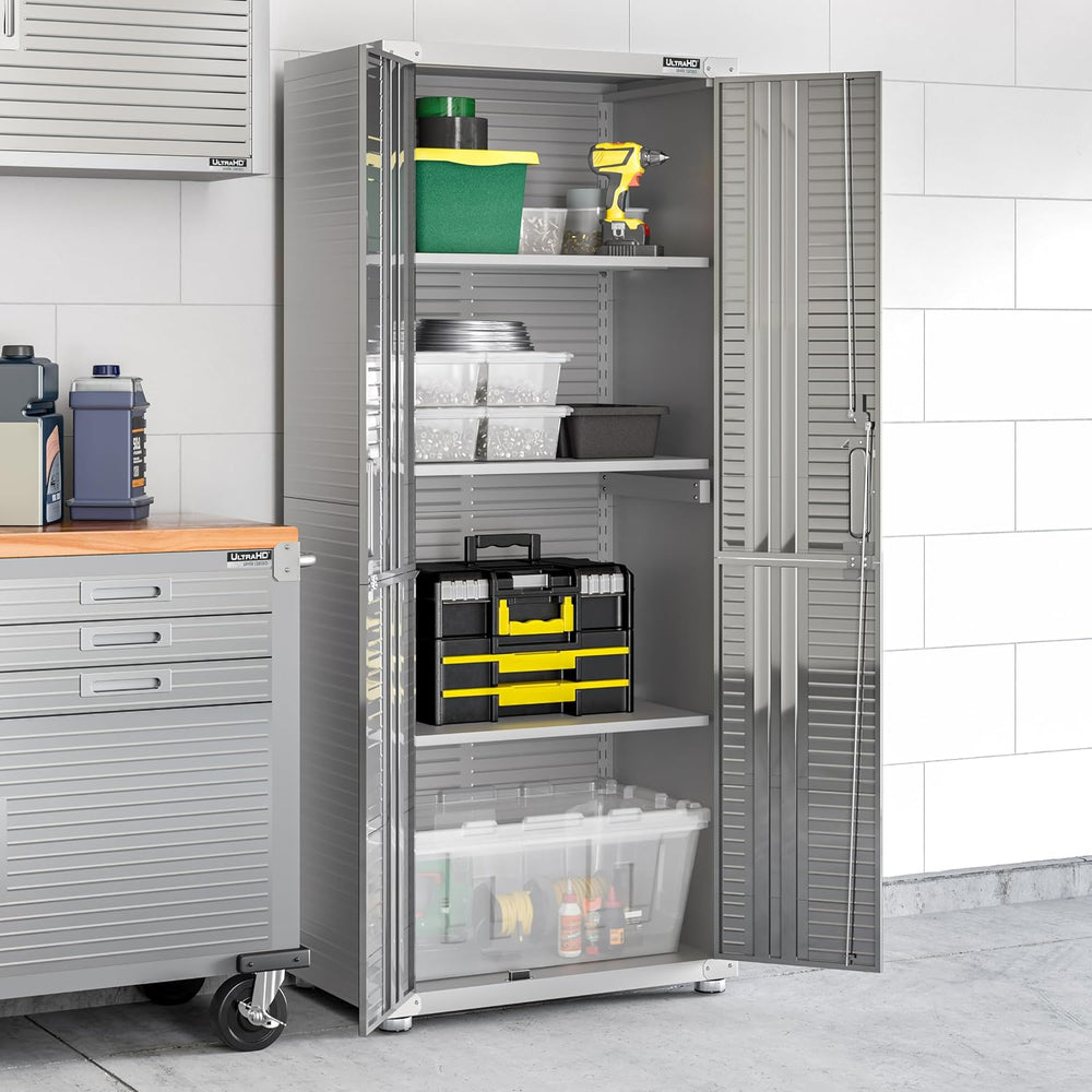 Seville Classics UltraHD Solid Steel Lockable Metal Storage Cabinet Locker Or...