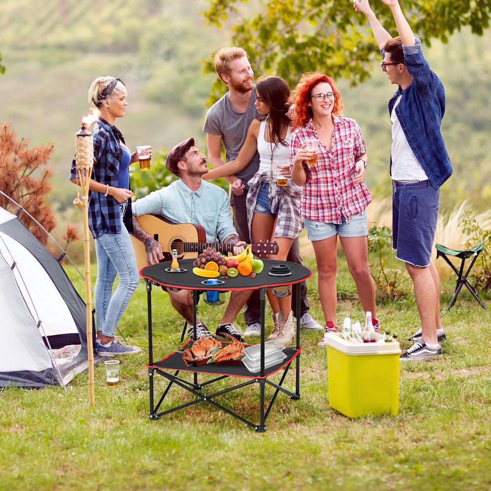 ZENY Portable Folding Picnic Table Outdoor Camping Table