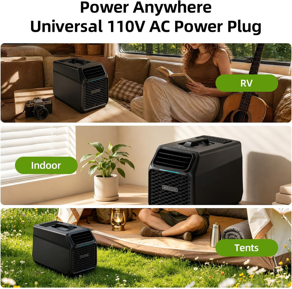 7000 BTU Portable Camping Air Conditioner.4-in-1Tent AC Unit Fast cooling.