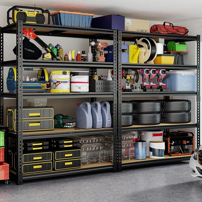 72" H Storage Shelves,Storage Shelves Heavy Duty,2400LBS Metal Shelving ...