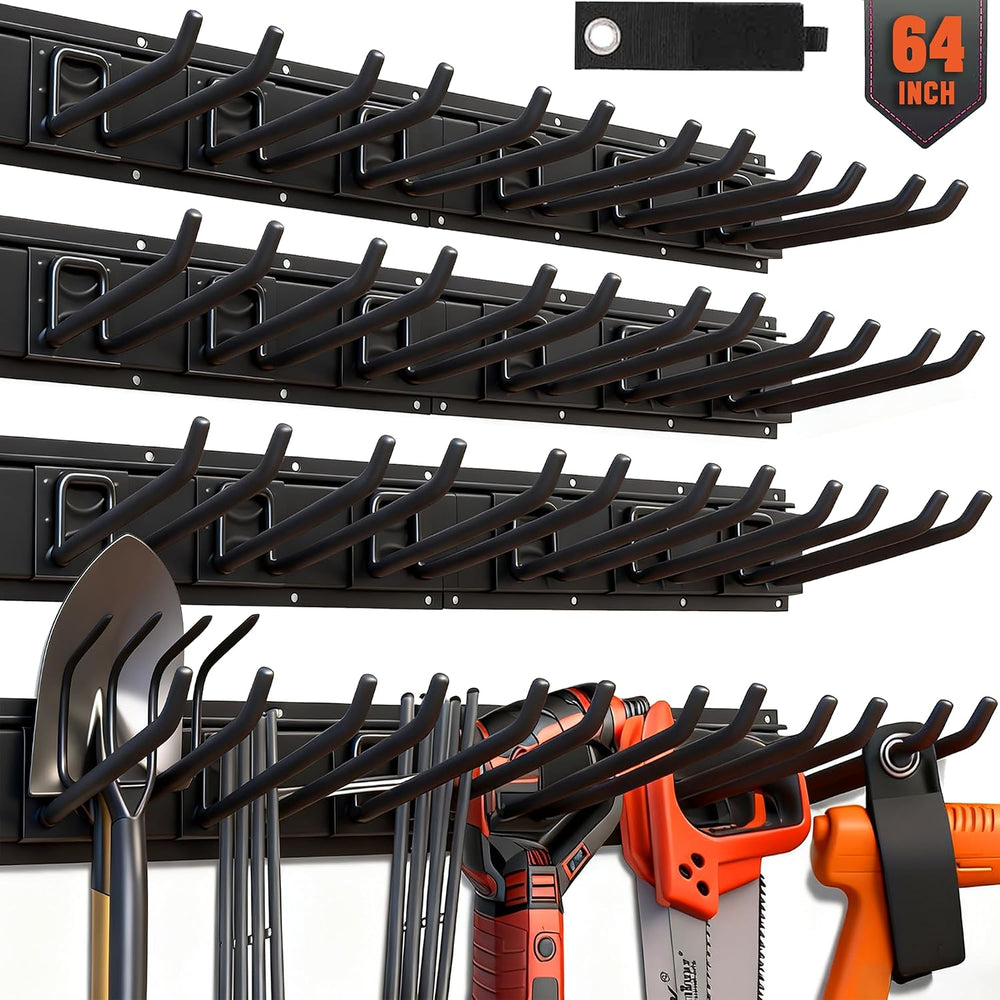 HORUSDY 64-Inch Heavy Duty Garage Organization Rack, 14 Packs Max Load 600LB,...