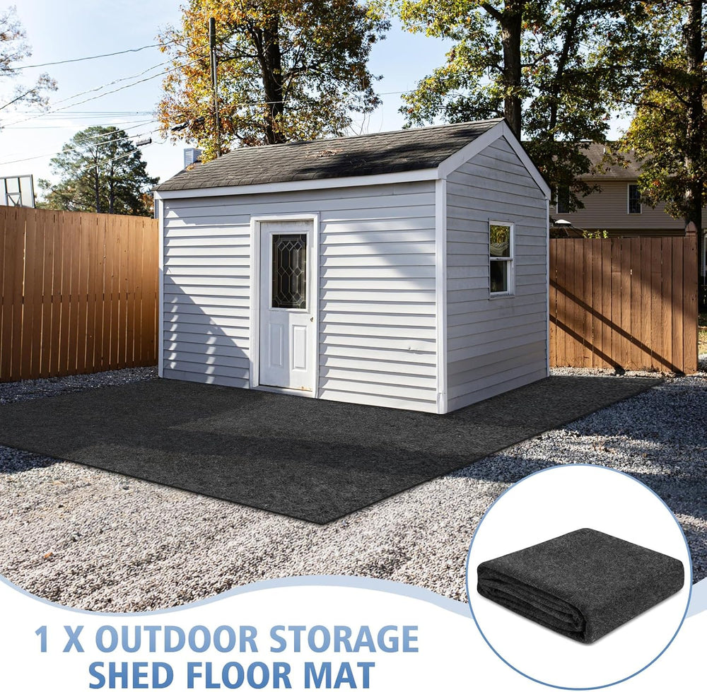 All-Weather Shed Floor Mat - for Outdoor Storage Shed and Shed with Floor, 2....