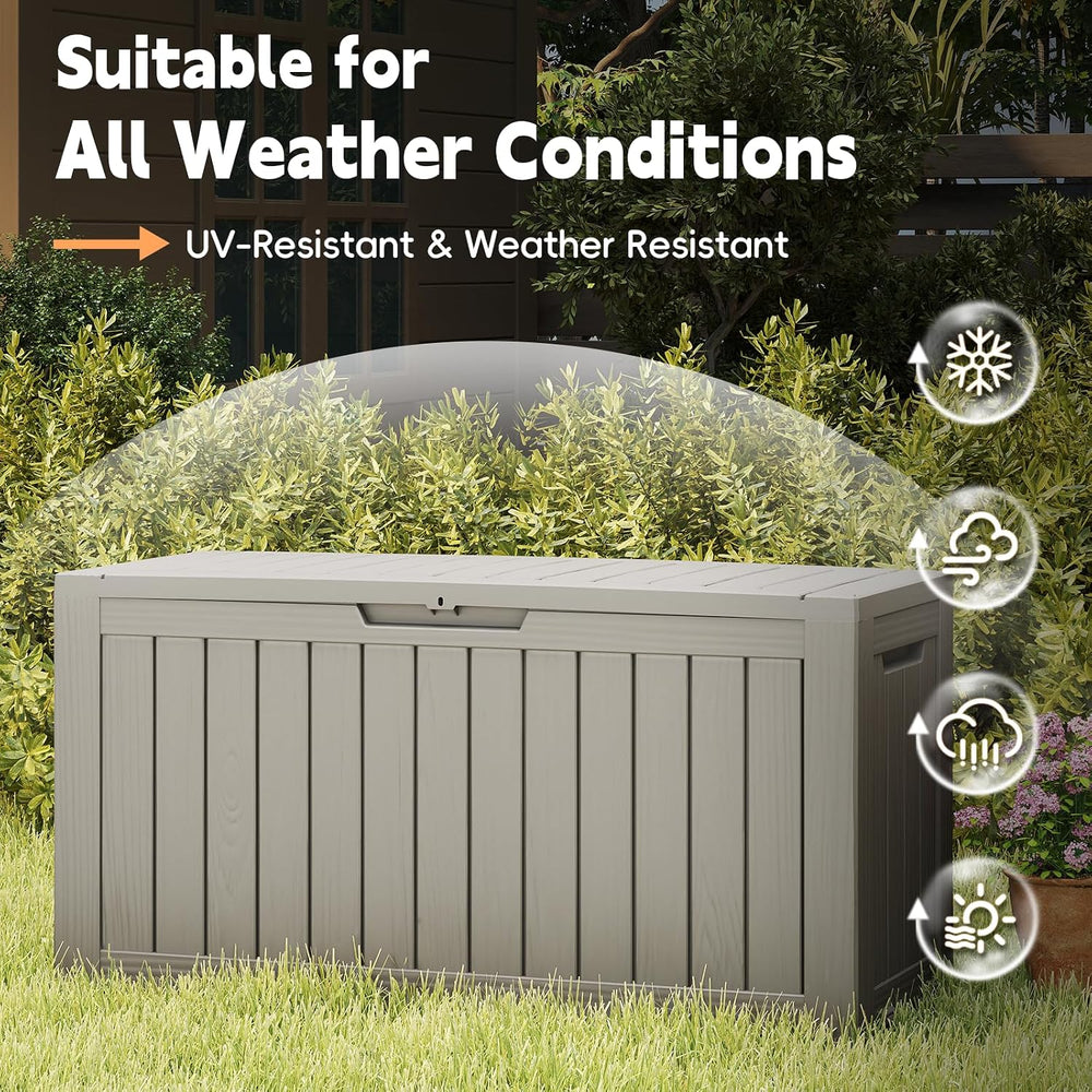 LubanNese Outdoor Storage Box, Waterproof Deck Box, Outdoor Patio Storage Bin...