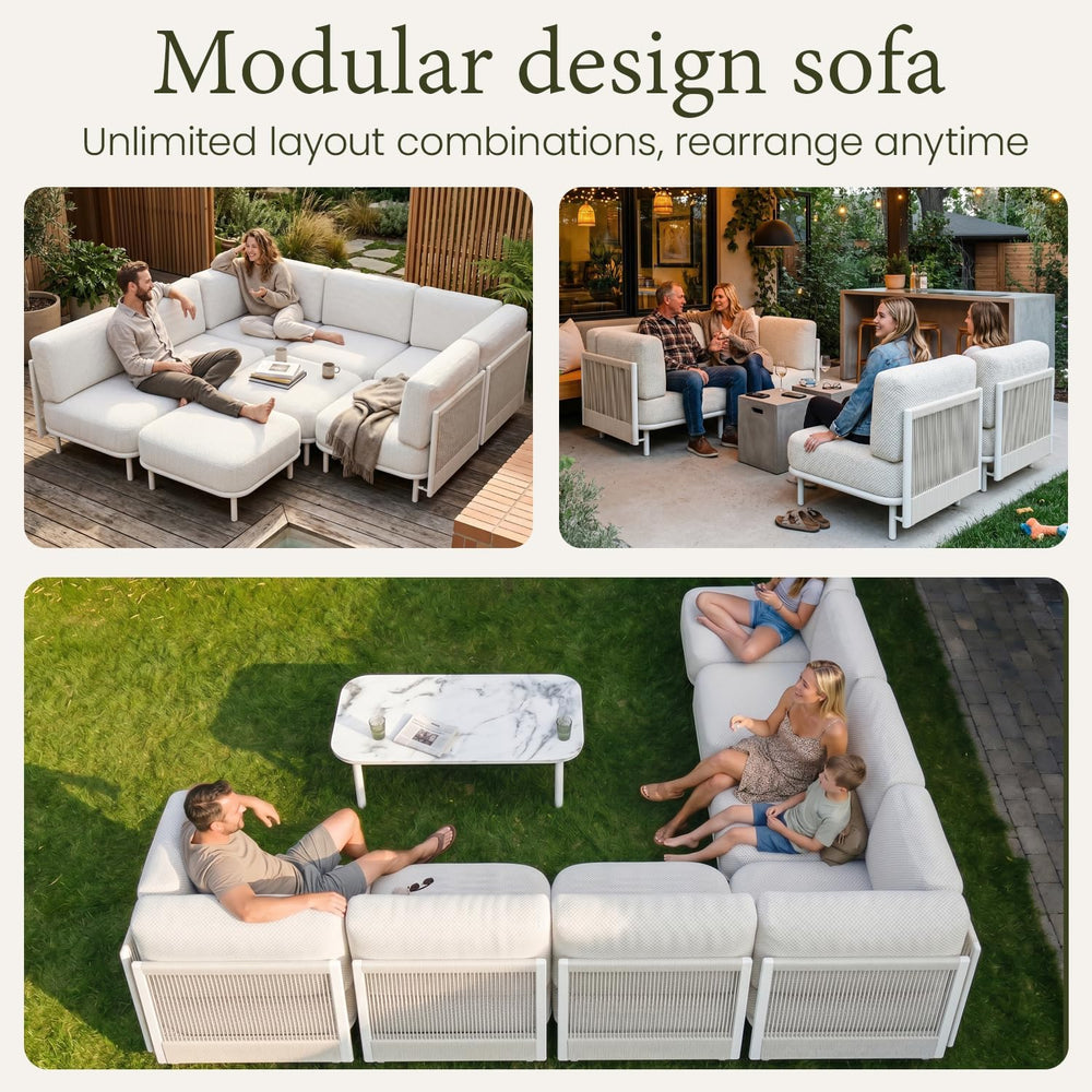LayinSun 7 Pieces Patio Furniture Set