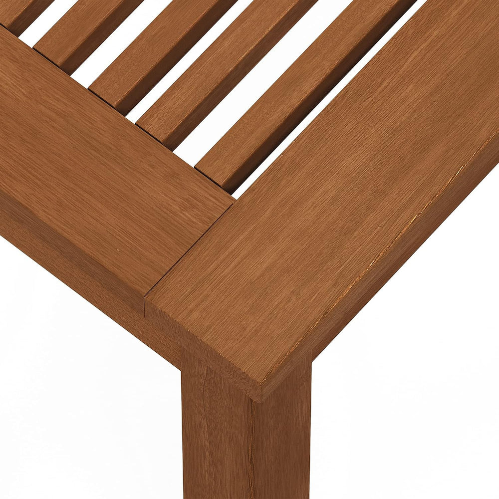 Furinno TIOMAN Outdoor Bench, Promo Backless Garden Bench, for Patio, Garden,...