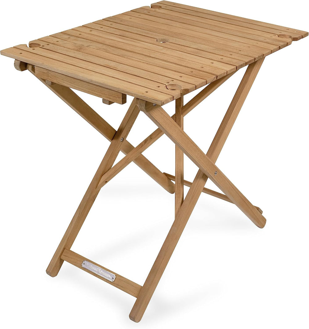 Business & Pleasure Co. Tall Folding Picnic Table - Perfect Outdoor Table...