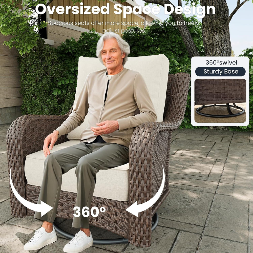 9 Pieces Outdoor Patio Furniture Sets