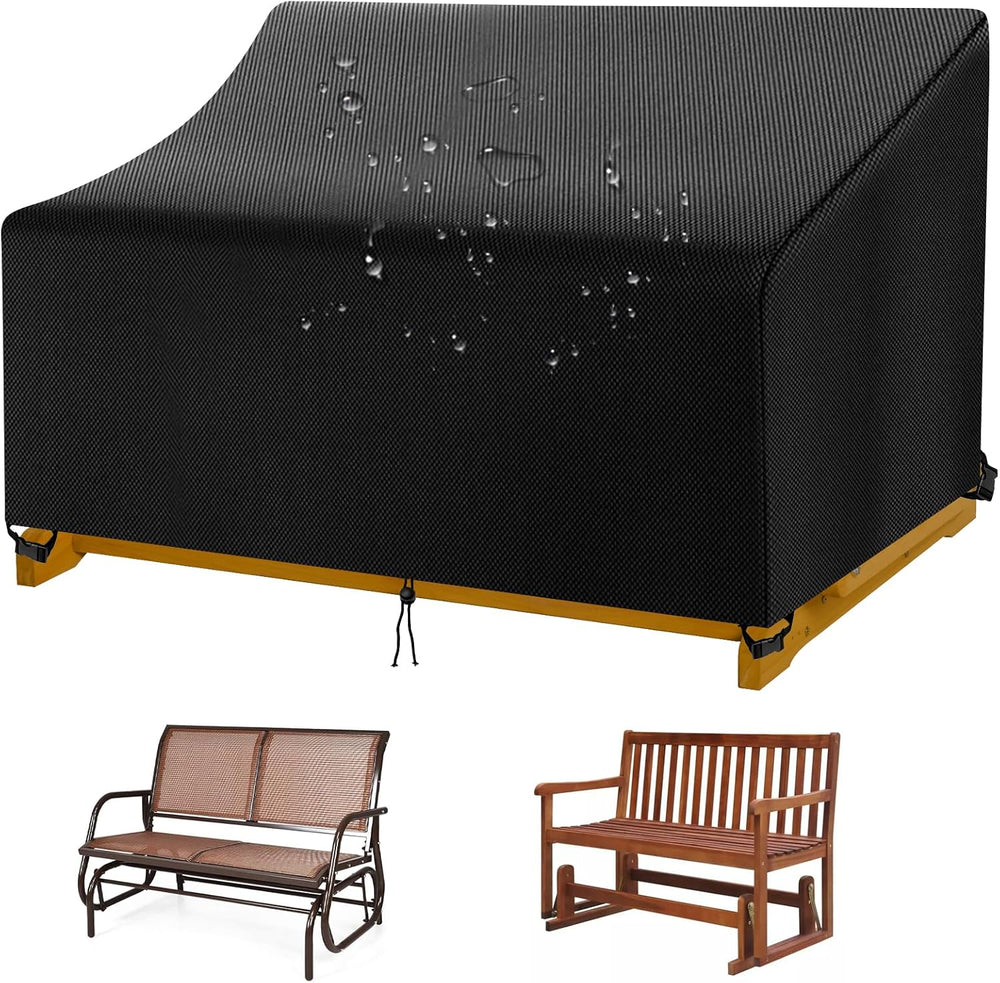 Outdoor Glider Bench Cover,Suitable for Glider Bench for Outside Patio,2-Pers...