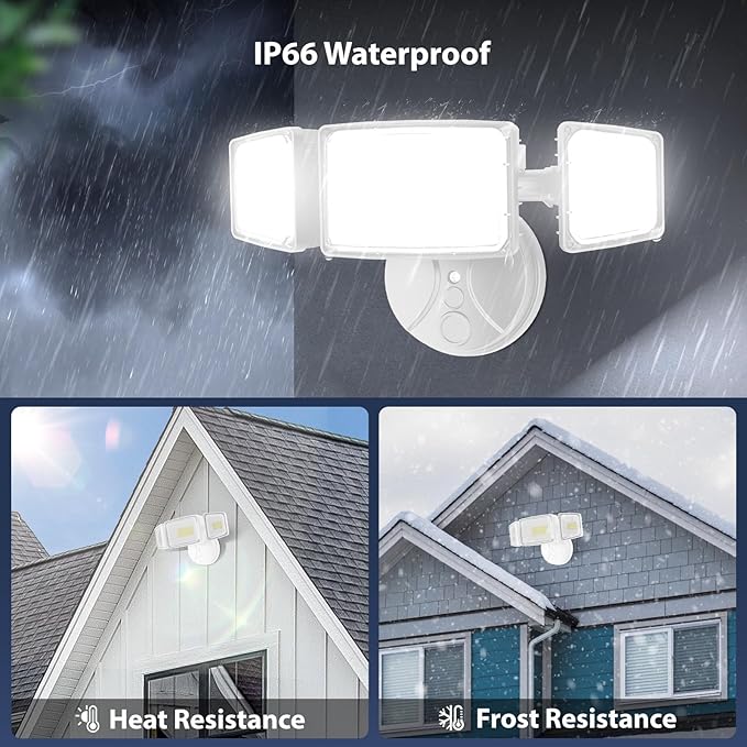 Onforu 100W 11000LM Flood Lights Outdoor, Brightness Security LED Flood Light...