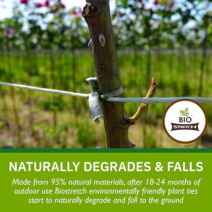 Soft Garden Plant Ties for Indoor & Outdoor Plants - Strong & Stretch...