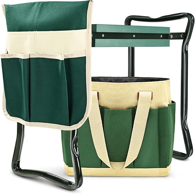 Garden Kneeler and Seat Heavy Duty, Upgraded Widened and Thickened Gardening ...