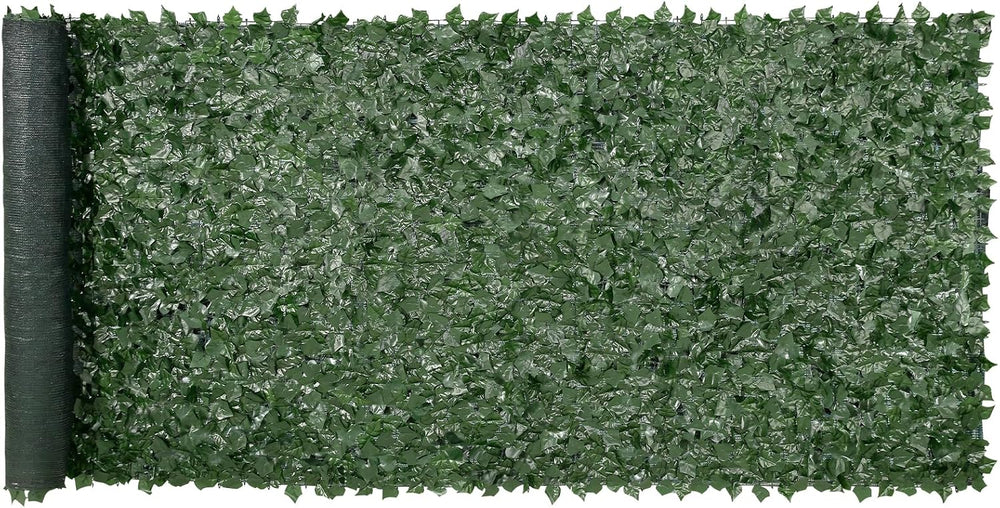 VEVOR Artificial Ivy Privacy Fence Screen, 59 x 158 in Faux Ivy Vine Leaf Hed...