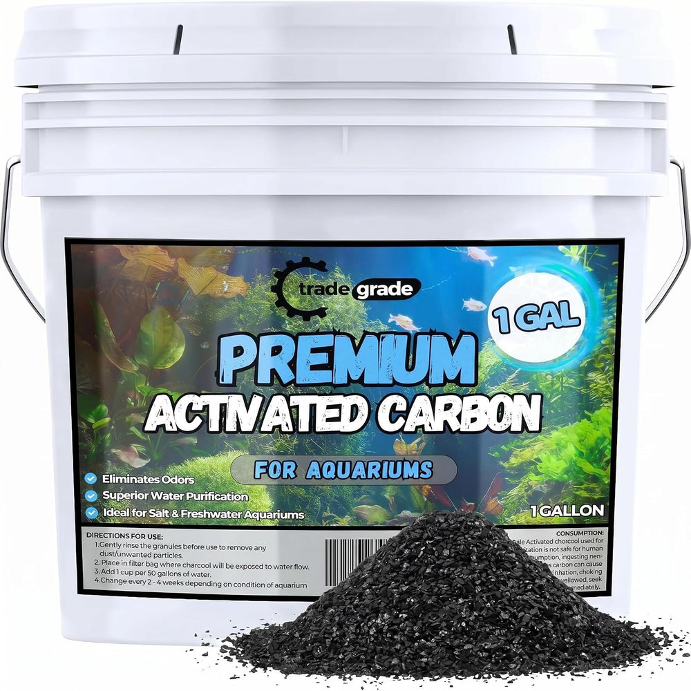 TradeGrade Premium Activated Carbon (1 Gallon) Granular Charcoal Filter Media...