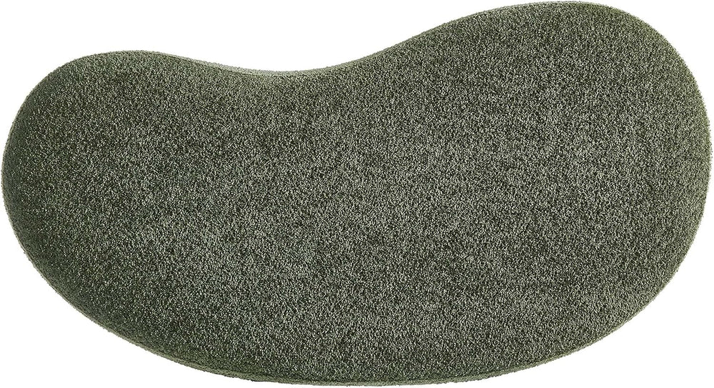 Modway Nimbus 48 Inch Curved Ottoman Bench in Sage - Soft Fabric Chenille Ott...