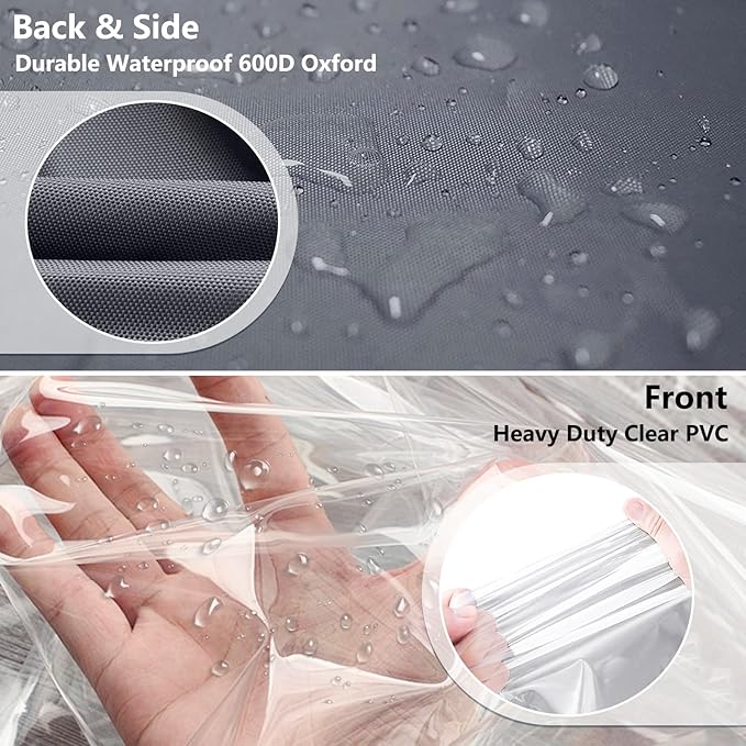 Waterproof Shelf Cover,600D Heavy Duty Dustproof Storage Wire Rack Covers,Out...