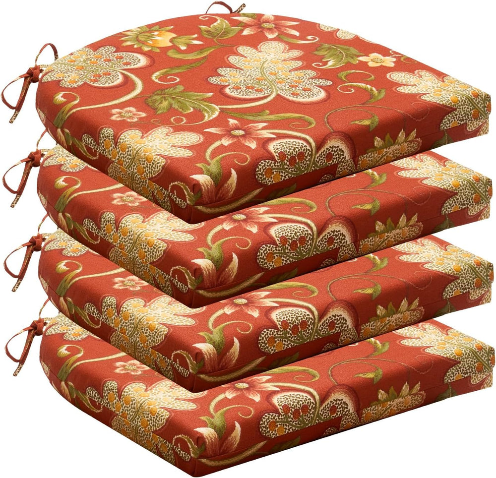 Wellsin Outdoor Chair Cushions for Patio Furniture - Patio Chair Cushions Set...