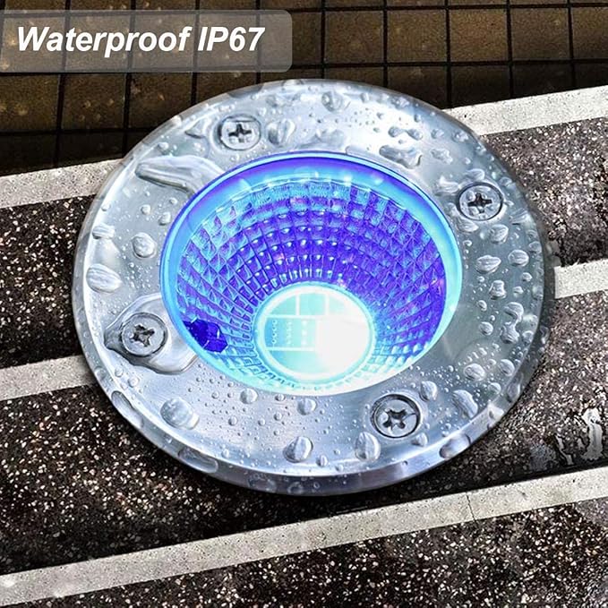 4 Pack 3w 12v Low Voltage In-ground Lights LED Landscape Light Waterproof IP6...