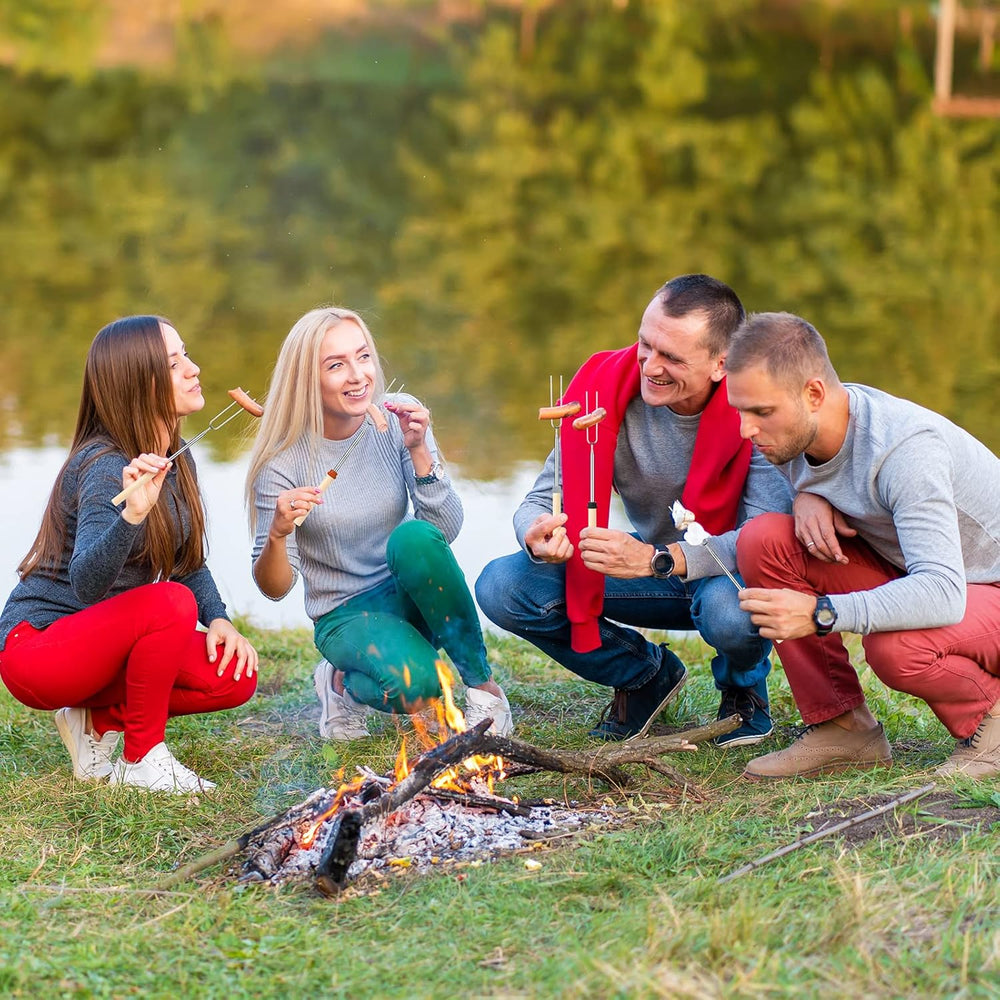 Eccliy 36 Pcs Roasting Sticks Campfire Smores Skewers for Fire 32 Inch Long E...