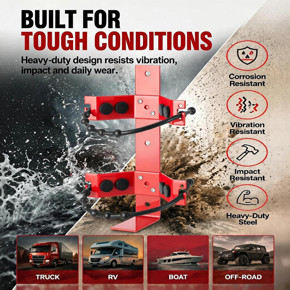 Fire Extinguisher Mount Bracket for 10lb, Holder for Truck RV Jeep