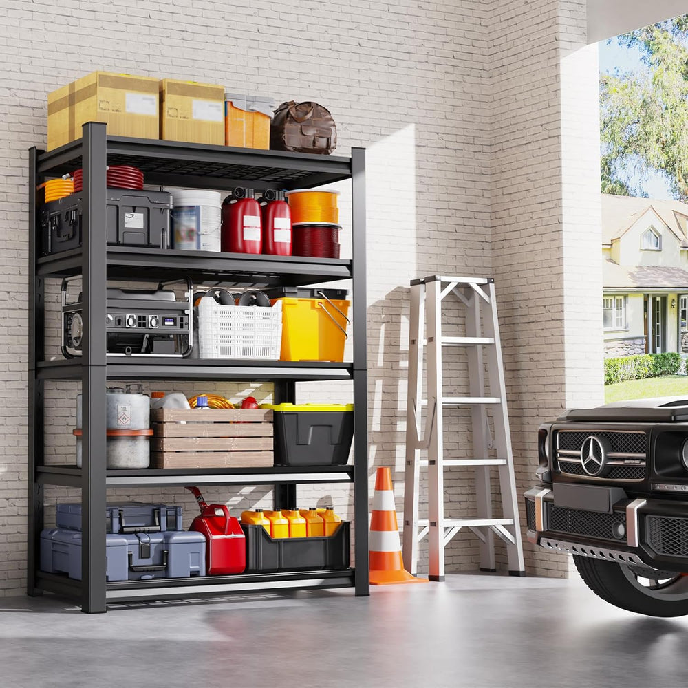 71"Hx35"Wx16"D Wire Garage Shelving-2500LBS 5 Tier Storage She...