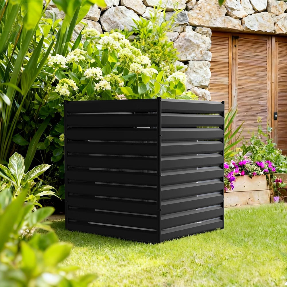 Air Conditioner Fence Screen Trash Can Privacy Fence Panels for Outside Unit,...