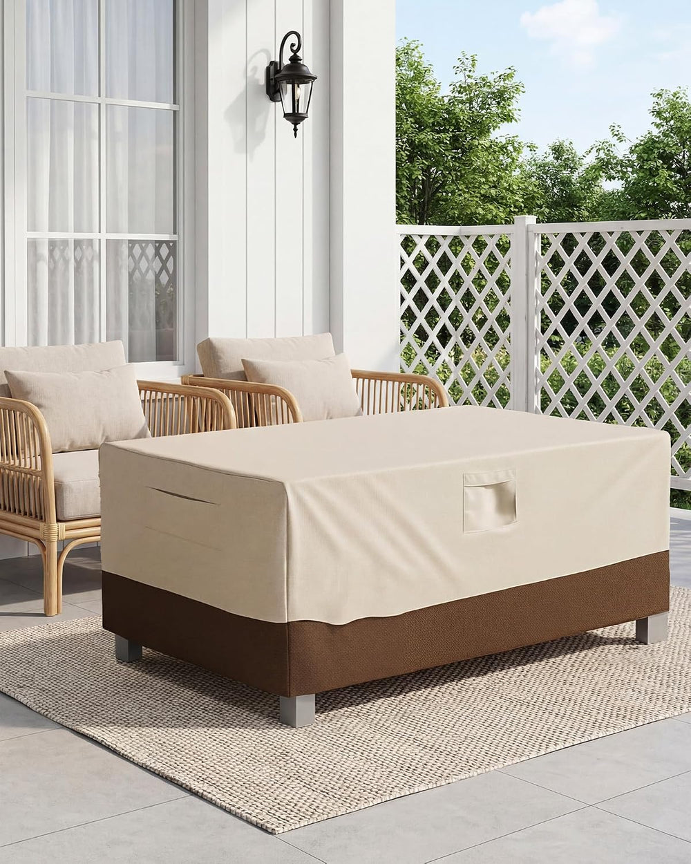 Vailge Outdoor Table Cover Rectangular, Patio Furniture Covers Waterproof
