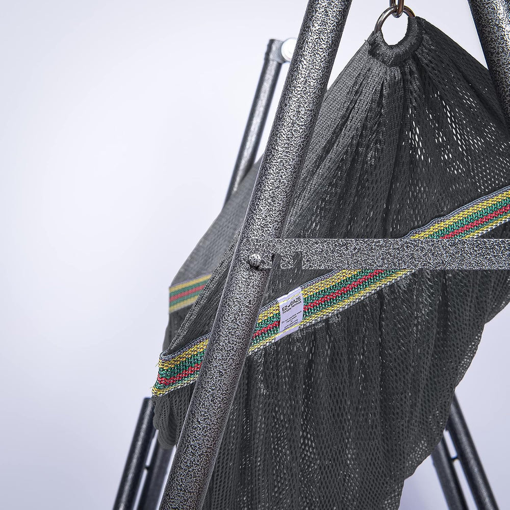 Best Home Fashion 2 in 1 Hammock & Swinging Chair with Collapsible Steel ...