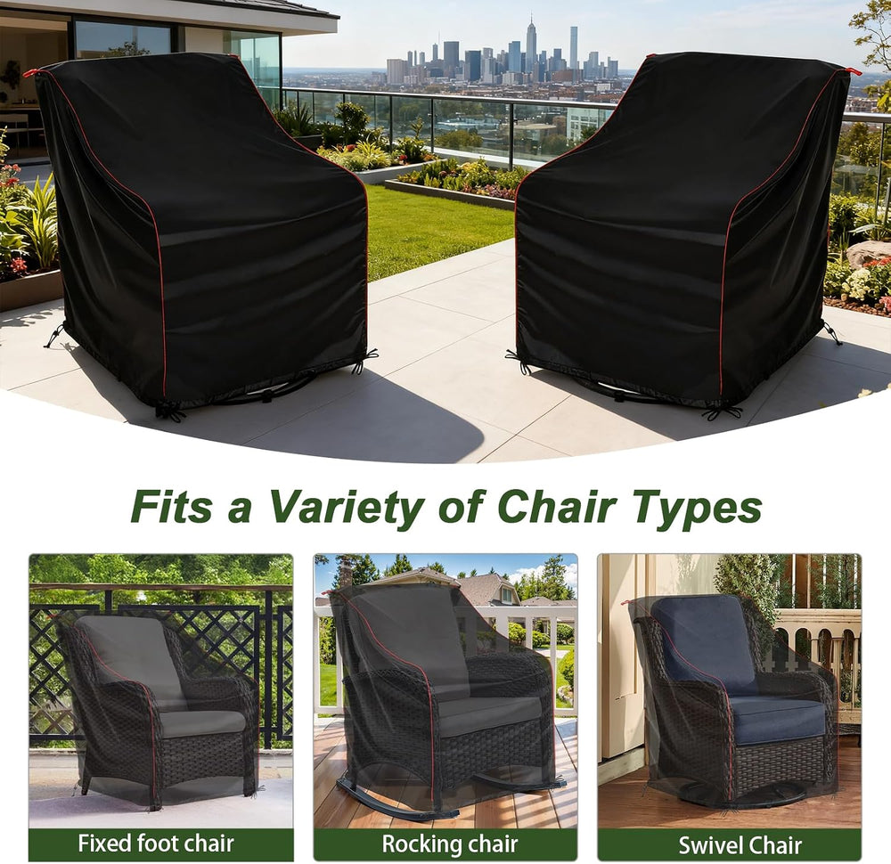 Patio Chair Cover,Outdoor Chair Cover, Waterproof, UV Resistant Outdoor Patio...